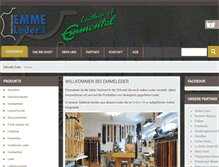 Tablet Screenshot of emmeleder.ch